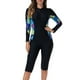 thumbnail image 1 of MKLEKYY Trajes De Baño Mujer Completo Women'S 2025 New Spring And Summer Sunscreen Swimsuit With Integrated Zipper Sunscreen Surfing Swimsuit, 1 of 5