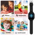 thumbnail image 6 of Topchances T5 Waterproof GPS Smart Watch for Kids, 4G Wifi Video Phone Call Camera SOS Alarm Geo-Fence Touch Screen Monitoring Health Steps Anti-Lost GPS Tracker Watches For Android IOS, Black, 6 of 11