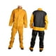 thumbnail image 5 of Chaqueta de soldador, traje de pantalón, suministros de taller, equipo de protección, amarillo, 5 of 9
