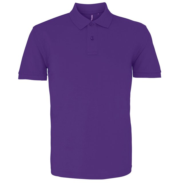 Asquith & Fox - Polo liso de manga corta Hombre/Caballero (Púrpura)