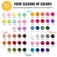 thumbnail image 2 of Set de esmaltes de uñas en gel VANREESA, 60 unidades, 55 colores, con base y capa superior, 2 of 9