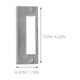 thumbnail image 2 of unbranded 4Ud Kit De Reparación De Placas Para Puertas En Inoxidable Color Plata, 2 of 8