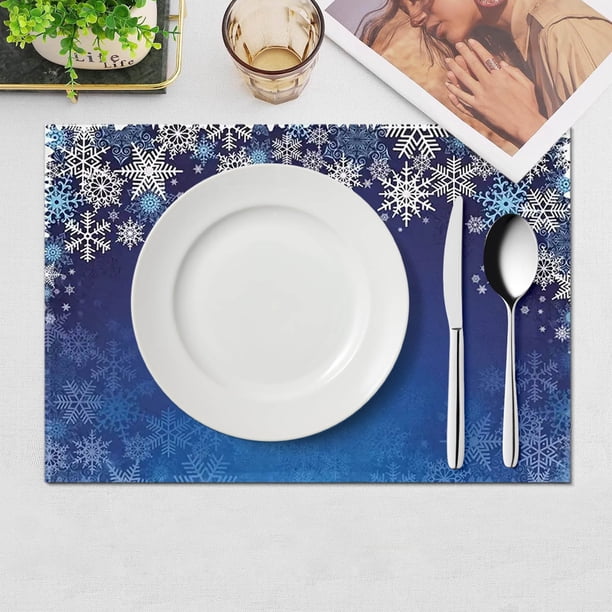 Juego de posavasos de mesa de Navidad A