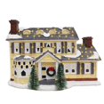 thumbnail image 1 of EASTIN Résine la Maison de Vacances Griswold Statue Mini Noël Neige Village Ornements, 1 of 6