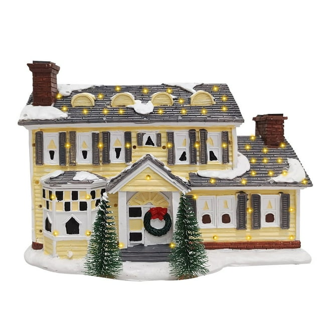Statue de Maison de Vacances en Résine Griswold Mini Ornements de Noël Village de Neige