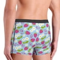 thumbnail image 4 of Bingfone Strawberry And Flowers Men's Underwear - Casual Stretch Boxer Briefs-XX-Large, 4 of 7
