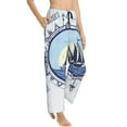 thumbnail image 2 of Kll Womens Not All Who Wander Are Lost2 Print Pajama Pants Soft Pajama Bottoms For Women Cozy Lounge Pants, 2 of 9