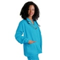 thumbnail image 2 of Adar Universal Women's Round Neck Warm-Up Scrub Jacket, Available in 39 Colors, 2 of 5