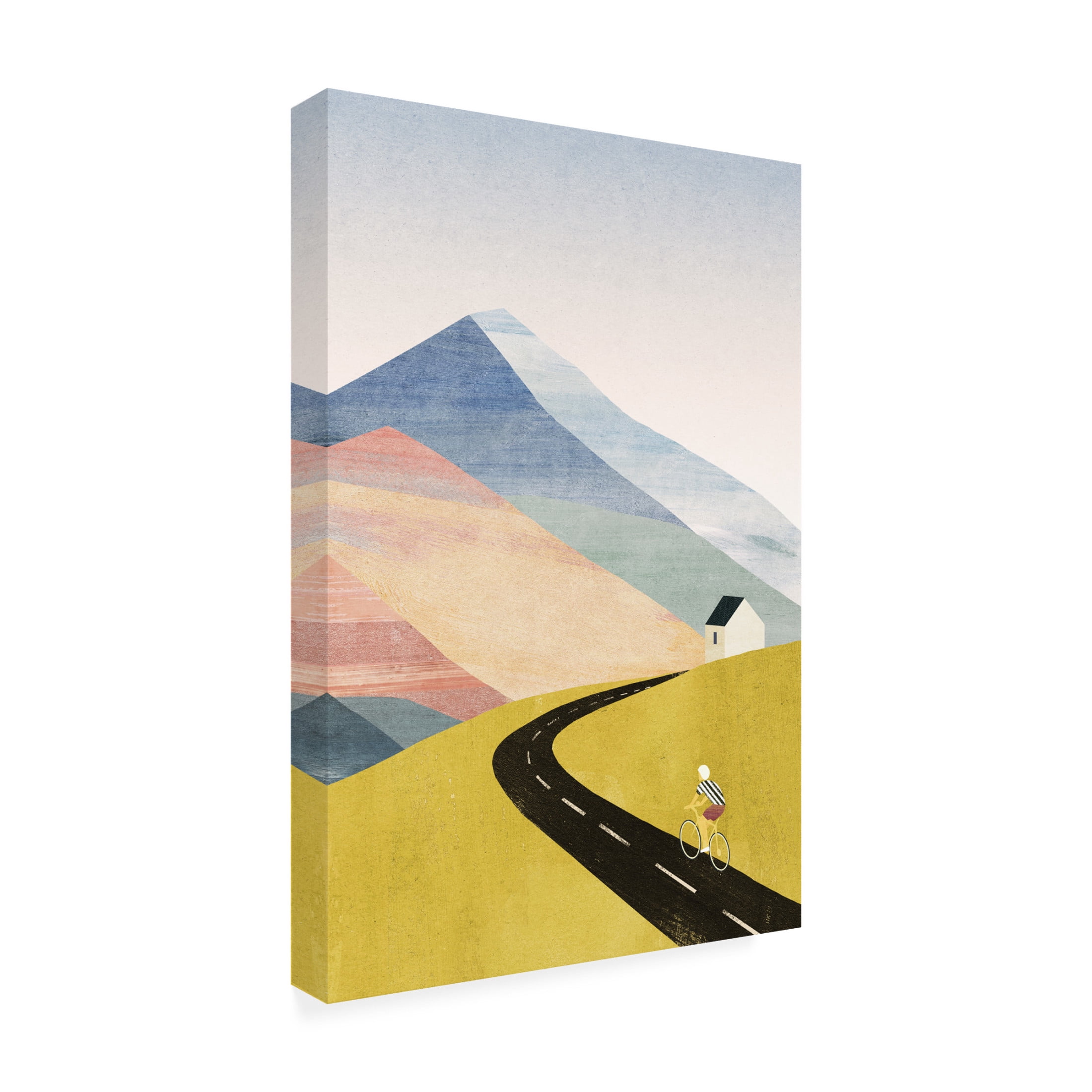 Trademark Fine Art longwayhome Cycling Home Canvas Wall Art