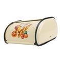 thumbnail image 1 of Caja De Pan, Caja De Metal De Gran Capacidad Bread Color Drum Shape Diseño De Tostadas De Almacenamiento De Pan Tostadas Para Contenedores De Panaderías Para Restaurantes Y Otros, 1 of 7