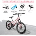 thumbnail image 4 of 20 Inch Kids Mountain Bike, Bikes for Girls,DEYGIA 7-Speed with Front Suspension, Dual Disc Brakes & Knobby Tires for Ages 6-14, Multi Color, 4 of 8