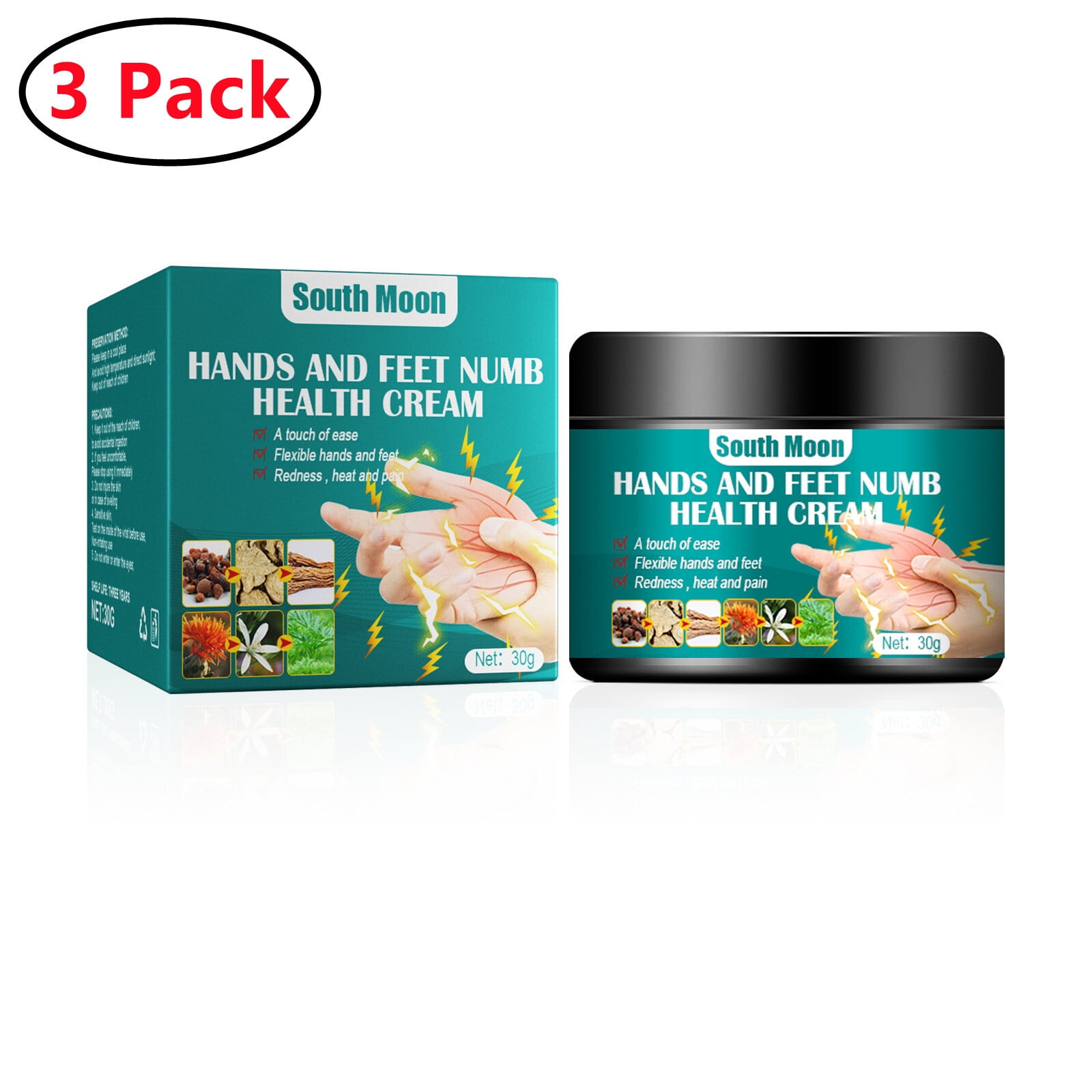 3 Pack Numbness Cream, Numbness Cream for Hands and feet for Numbness
