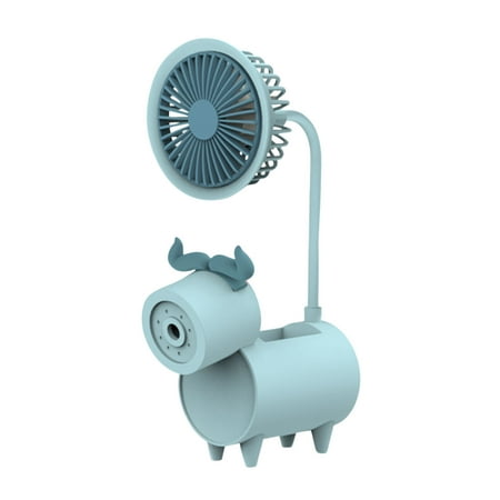 

WMYBD Gifts FansFun Fan Student Pen Holder Fan Pencil Sharpener Fan Multi-function Fan Cartoon Usb