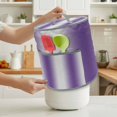 thumbnail image 3 of Purple White Gradient Pressure Cooker Cover Simple Pattern Dust Cover for Kitchen Appliances with Top Handle & Storage Pockets, Fits 8 Quart Instant Pot, Air Fryer, Crock Pot, 3 of 9