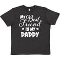 thumbnail image 3 of Inktastic My Best Friend is My Daddy with Hearts Youth T-Shirt, 3 of 5