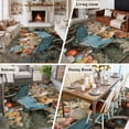 thumbnail image 6 of Easter Bunny 5'x8' Area Rug for Living Room, Rabbits Spring Flowers Eggs Country Vintage Washable Non-Slip Rugs for Bedroom Nursery Dining Room, Low-Pile Kitchen Carpet Large Entryway Rugs, 6 of 9