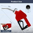 thumbnail image 7 of Automatic Fuel Nozzle, 3/4" NPT Inlet Thread & 13/16" Spout, 16 GPM Max Flow Rate, Auto Shut Off, Aluminum & PVC Gas Pump Handle with 360° Swivel for Diesel Kerosene Biodiesel Refilling, 7 of 7