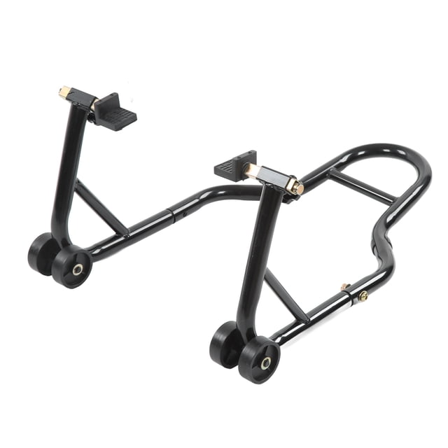 Front Rear Wheels Lift, Motorcycle Paddock Stand Steel Stable Enough Heavy Duty Universal Fit for Motorbike