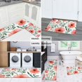 thumbnail image 5 of Pioneer Flower Floral Print Pattern Kitchen Rugs Sets Of 2,Anti Fatigue Kitchen Mat Rugs Non Slip Washable,Decorative Kitchen Floor Mats for Kitchen,Sink,Laundry,17"x30"+17"x47", 5 of 7