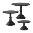 thumbnail image 1 of 3 piezas de soporte para tartas, soporte para tartas, soportes altos para tartas para mesa de postres, exhibición perfecta para bodas, graduación, color negro, 1 of 5