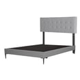 thumbnail image 3 of Base Cama Slim Dicasa Cabecera Individual Bilbao Gris, 3 of 8