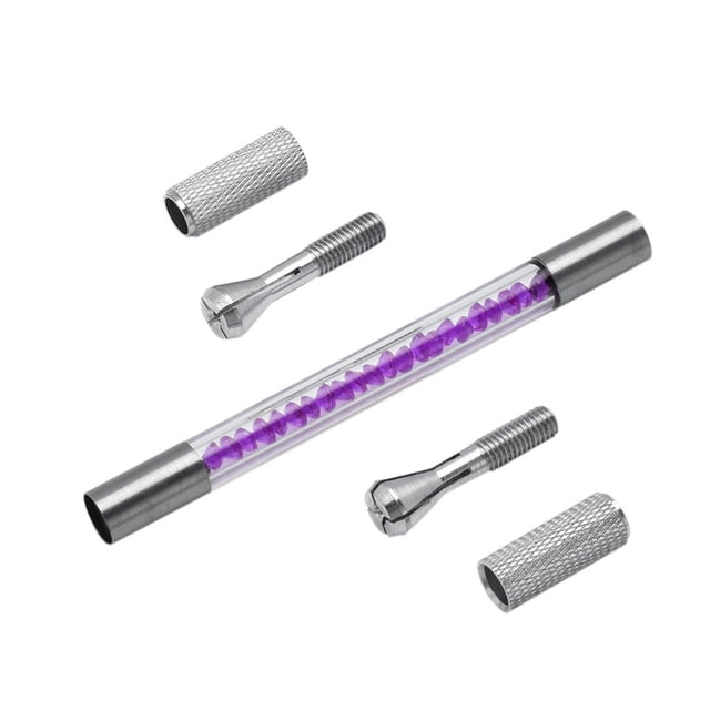 Lápiz de maquillaje permanente Dual-Head Manual Labios bordados Cejas Duraderas Llamadas de mano Accesorios Accesorios de belleza Salones de la escuela Púrpura Inevent CE001459-01