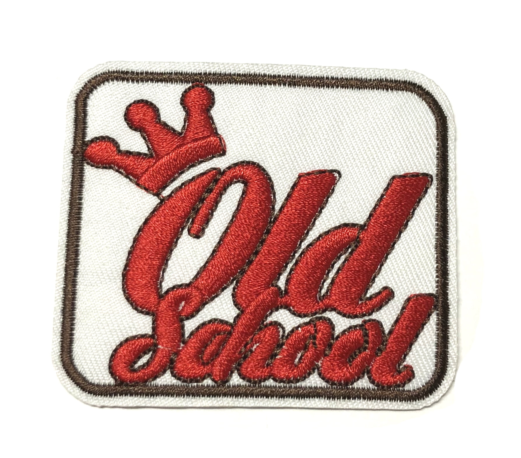 Old School 2.75' W x 2.5' T Iron/Sew On Decorative Patch