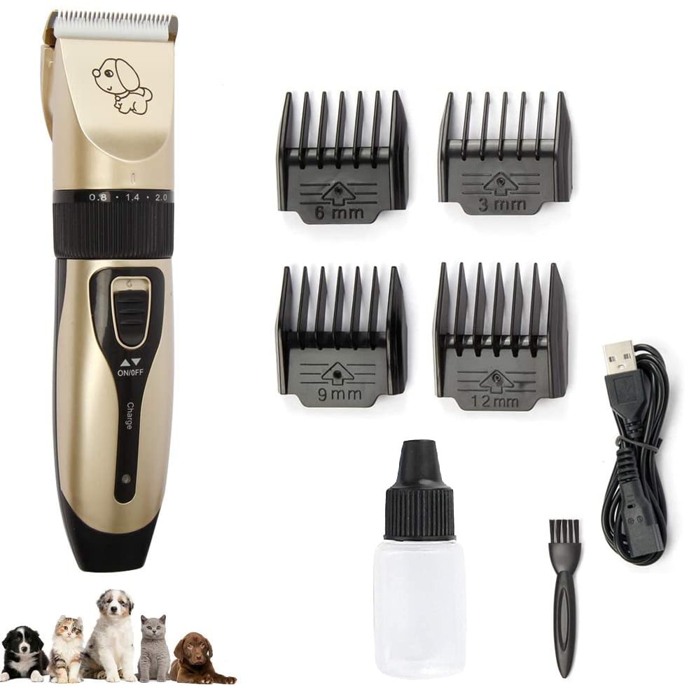 Professional Pet Grooming Kit Dog Clippers Low Noise, Rechargeable Pet  Shaver Cordless Silent Dog Hair Trimmer Best Hair Clipper for Dogs Cats Pets  