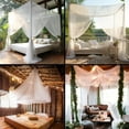 thumbnail image 4 of Rectangular Mosquito Net for Single to King Beds – 2 Side Openings, 6 Hanging Loops & Hanging Kit – Includes Carry Bag, 4 of 7