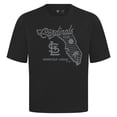 thumbnail image 2 of Men's Levelwear Black St. Louis Cardinals Sunrise Luxe Signature Knit T-Shirt, 2 of 3