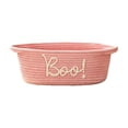 thumbnail image 3 of Halloween Basket 3D Embroidered BOO! Pumpkin Tote, Durable Polyester Candy Basket with Spooky Lettering for Party Decor, Gift Storage and More by OVFUIZ, 3 of 7