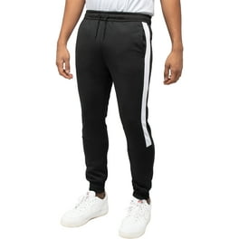 Mens Heavy Fleece Cotton Blend Casual Plain Athletic Gym Sport Cargo Sweatpants Black XL Walmart