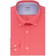 thumbnail image 1 of IZOD Chemise Habillée pour Homme Coupe Ajustée Extensible FX Col Rafraîchissant Uni, Rouge Flamme, Encolure 16 Pouces-16,5 Pouces Manche 34 Pouces-35 Pouces (Grand), 1 of 4
