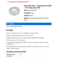 thumbnail image 2 of Rear Brake Rotor - Compatible with 2009 - 2010 Dodge Ram 3500, 2 of 2