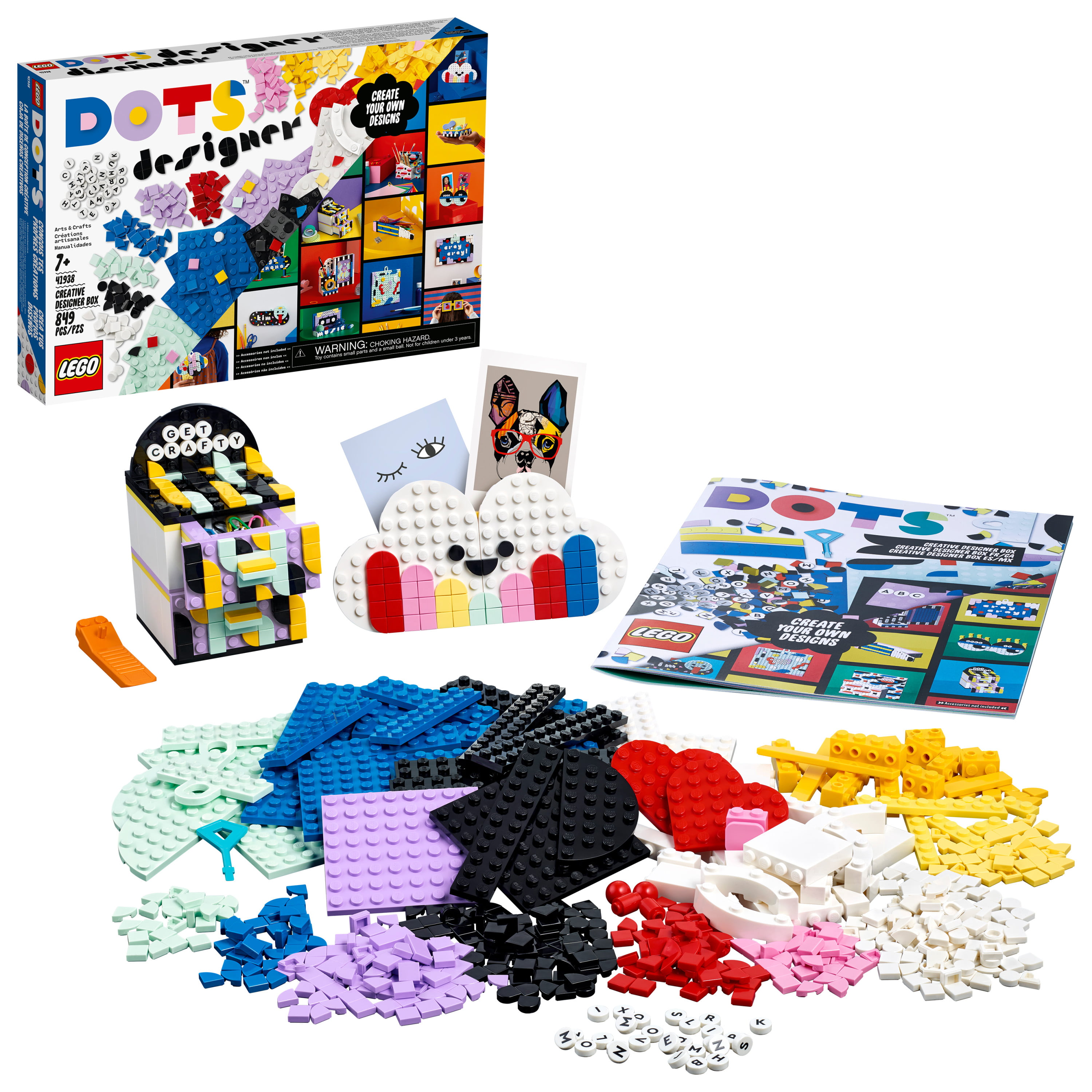 LEGO DOTS Creative Designer Box DIY Craft Decoration (849 Pieces) - Walmart.com