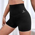 thumbnail image 1 of Pantalones cortos de motorista sin costuras con bolsillos para mujer, pantalones cortos de Yoga de gimnasio de cintura alta, levantamiento de glúteos, pantalones cortos elásticos para correr, pantalon, 1 of 4