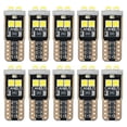 thumbnail image 1 of 10X T10 Led 6 Smd Parking Light Interior Lighting Bulb Amber White, 1 of 6