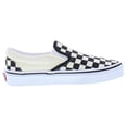 thumbnail image 2 of Vans Classic Slip On Unisex Shoes Size 5, Color: Black/White/Checkerboard/White, 2 of 5
