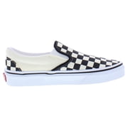 Vans U Classic Slip-On Unisex Shoes Size 5.5, Color: Black/White Checkerboard/White