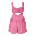 thumbnail image 6 of Lovskoo 2024 Womens Tennis Dress Built-In Bra and Shorts Pockets Workout Dresses Athletic Outfits Cut Out Two Piece Set Hot Pink, 6 of 7