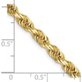 thumbnail image 5 of 14K Yellow Gold 4.5mm D/C Quadruple Rope Chain (18 X 4.5) Made In Peru qtr035-18, 5 of 5