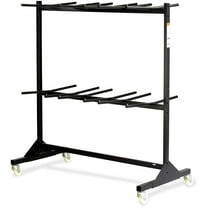 Safco Commercial Quality Steel Two-Tier Folding Chair Cart holds up to 84 Chairs