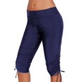 thumbnail image 3 of ABPHQTO Bañador azul con cordón lateral para mujer, 3 of 5