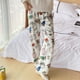 thumbnail image 2 of Pantalones De Pijama De Snoopy De Dibujos Animados Pantalones De Franela De Mujer Pantalones De Lana De Coral Engrosados Pantalones De Casa Informales Cálidos Regalos De Navidad, 2 of 4