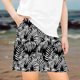 thumbnail image 2 of Odeerbi 5-14 Años Niños Niñas Pantalones Cortos de Estampado Tropical Hawaiano Pantalones de Baño En Seco Rápido Pantalones Cortos de Tabla de Playa Pantalones Cortos Deportivos, 2 of 5