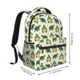 thumbnail image 2 of Disketp Cartoon Turtles Mochila Estampada para Hombre y Mujer – Mochila Ligera Clásica con Múltiples Bolsillos para Universidad, Trabajo y Viajes-One Size, 2 of 5
