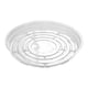 thumbnail image 3 of Paquete de 5 macetas redondas de plástico transparente para uso en interiores y exteriores. 10 pulgadas, 3 of 5