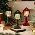 thumbnail image 7 of Dserfhy Christmas Wind Light USB/Battery Powered Mailbox Design Lamp Retro Sequin Glass Ball Santa Claus Snowflake Lantern Xmas Decor, 7 of 7