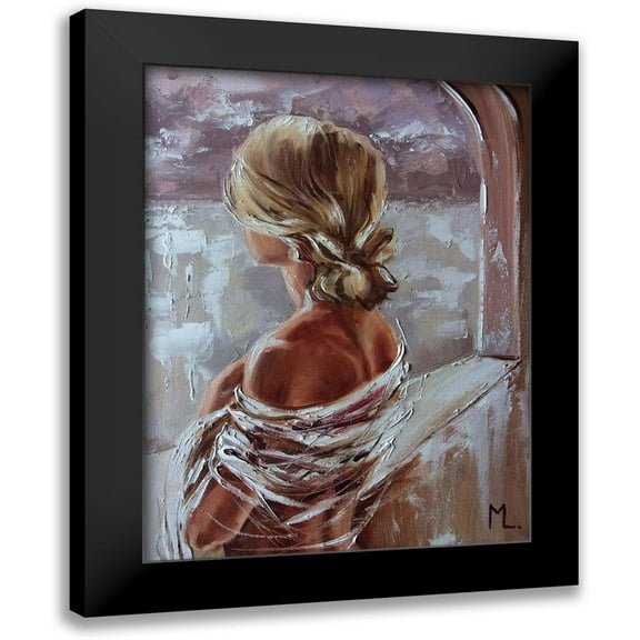 Luniak, Monika 12x14 Black Modern Framed Museum Art Print Titled - With hope