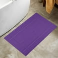 thumbnail image 2 of Ample Decor Cotton Bath Mats 1 Pack 34x20 inches 1350 GSM - for Bathroom Floor, Shower - Purple, 2 of 7
